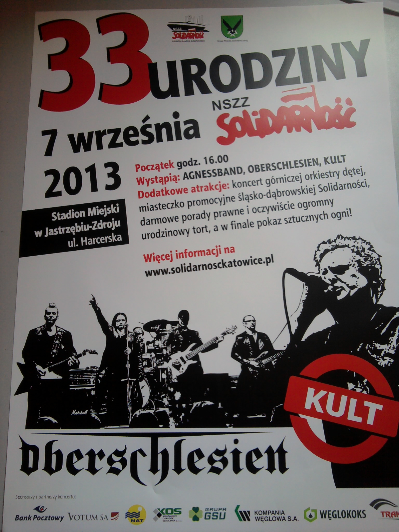 33 urodziny NSZZ Solidarność