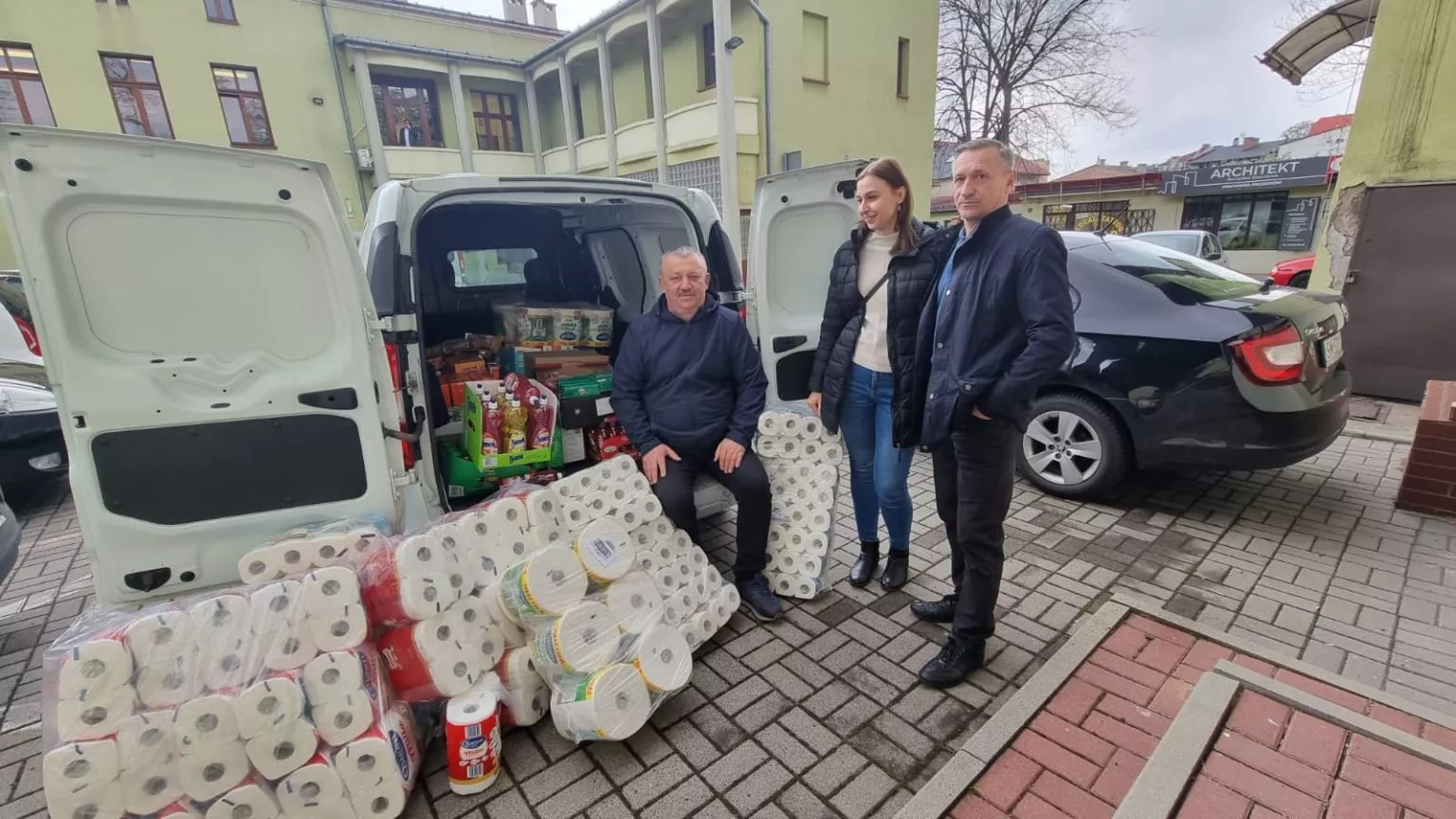 Przedstawiciele Solidarności z Jaworzna włączają się w pomoc uchodźcom