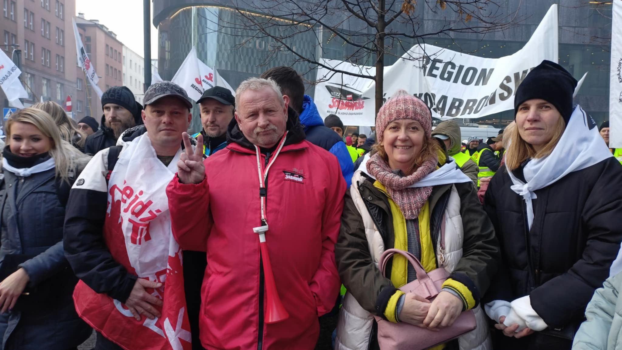 Wielki protest Solidarności w Warszawie